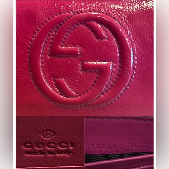 Gucci Soho red leather wallet - Picture 13 of 17
